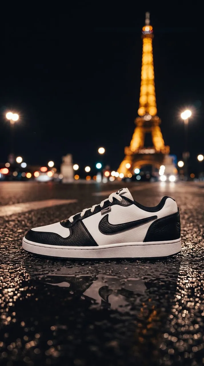 Nike Ebernon Low Prem AQ1774-102 White/Black-Wolf Grey