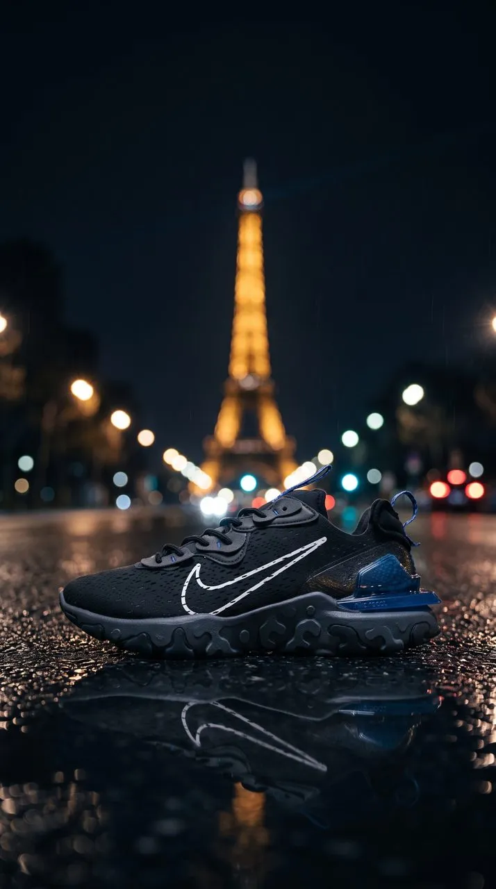 Nike React Vision D/MS/X DV6491-001 Black/White-Game Royal